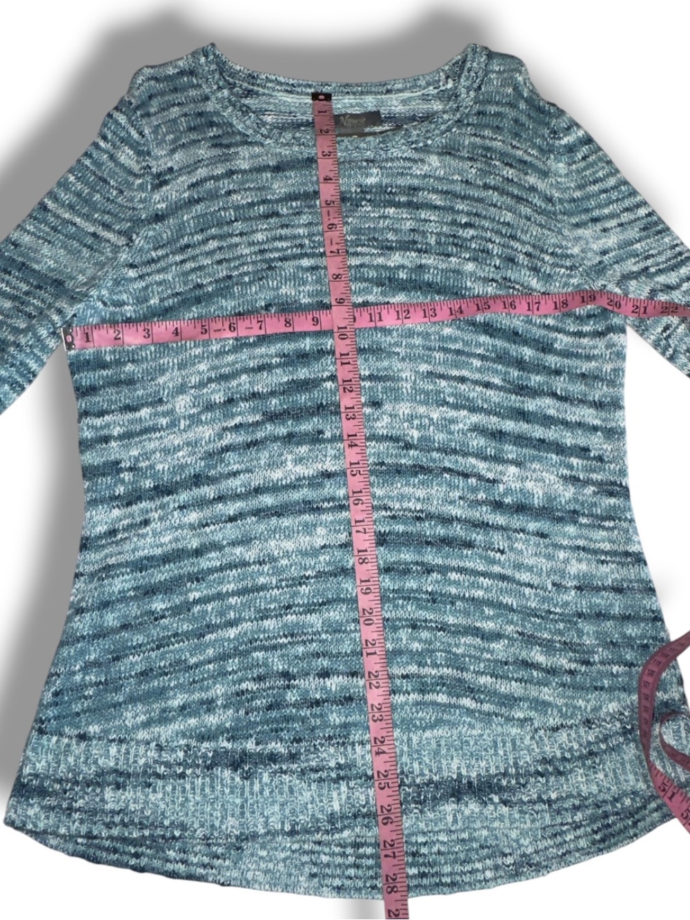 NWT Natural Reflections Space Dye Knit Sweater L - Picture 5 of 13